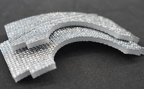 振动刀切割铝箔保温棉