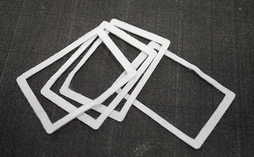 陶瓷纤维切割效果